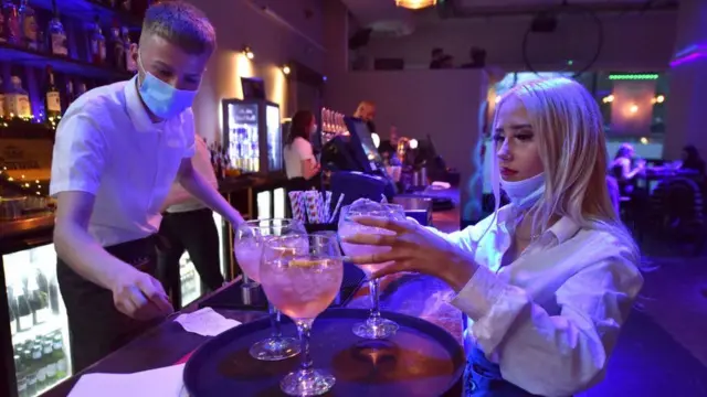 File image of people in a bar