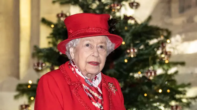 The Queen in December 2020