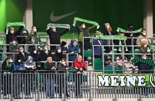 Wolfsburg fans