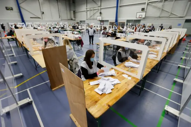 Votes counted at the by-election