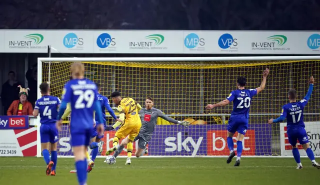 Donovan Wilson scores for Sutton