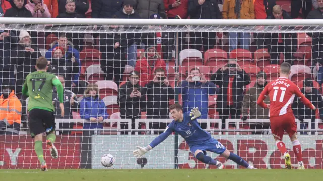 Andraz Sporar scores for Middlesbrough