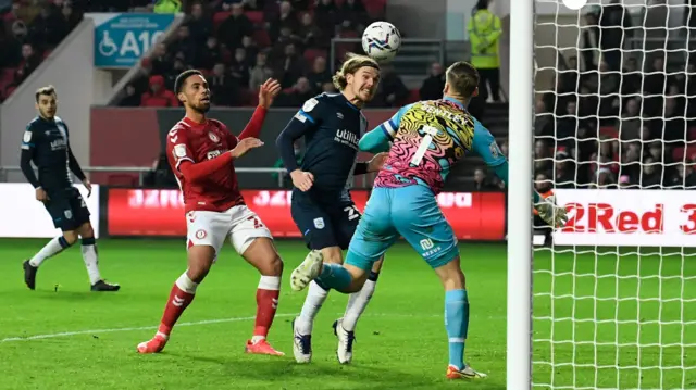 Danny Ward scores for Huddersfield