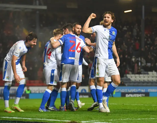 Blackburn celebrate