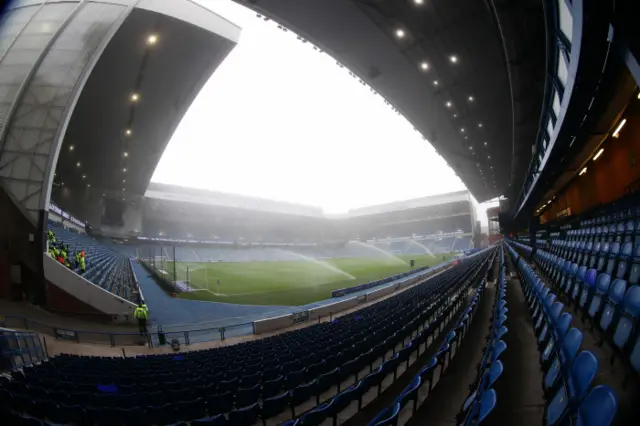 Fog-bound Ibrox