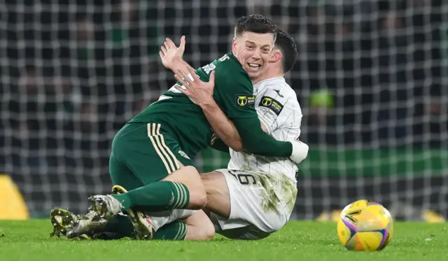 Callum McGregor has been battling in the middle for Celtic