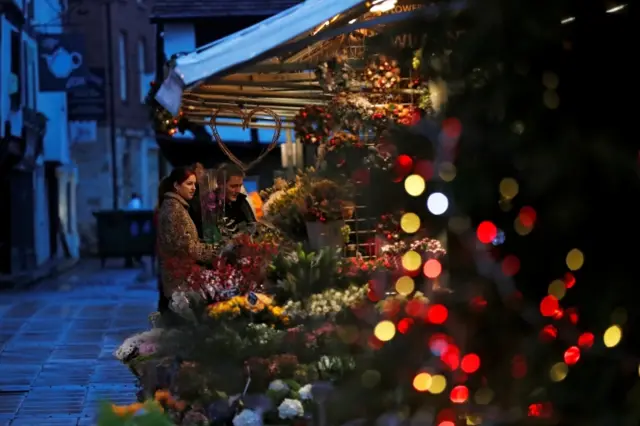 Outdoor Christmas market