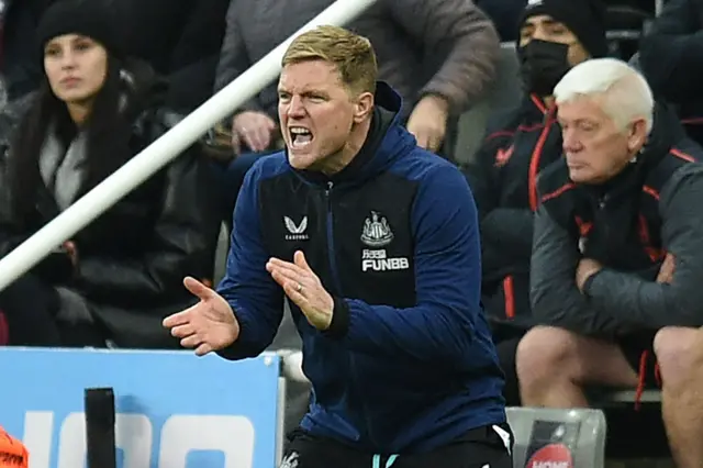 Newcastle boss Eddie Howe