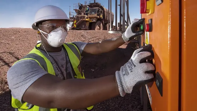 A worker for Anglo American