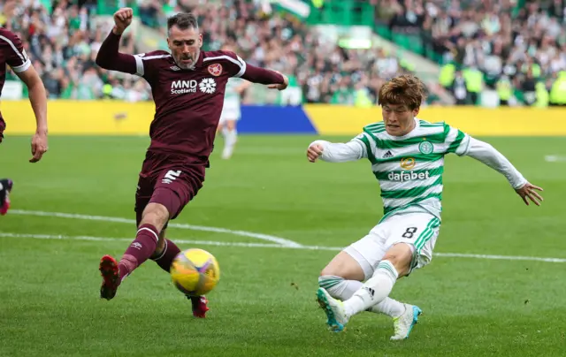 Kyogo lashed Celtic into a 3-1 lead in their League Cup victory