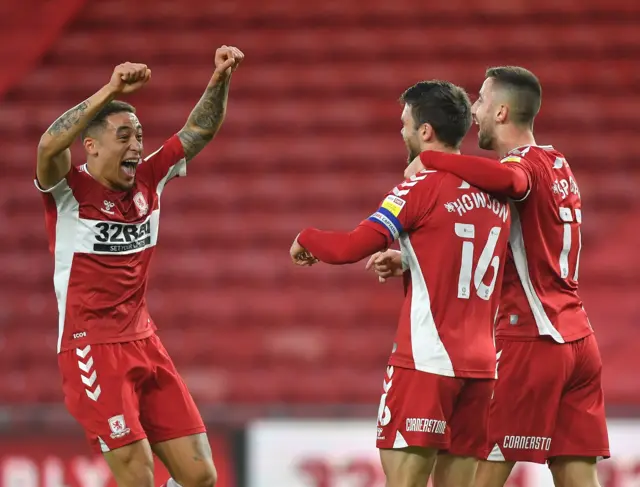 Middlesbrough celebrate