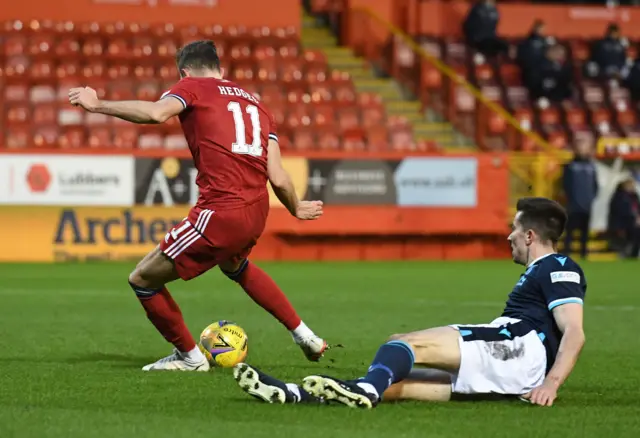 Ryan Hedges scores