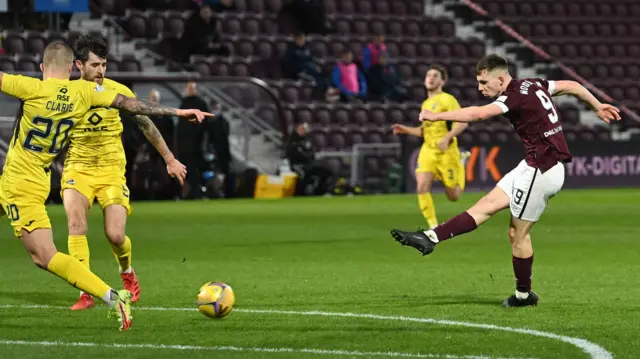 Ben Woodburn's deflected goal proved crucial for Hearts