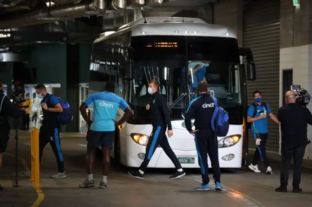 England team at MCG