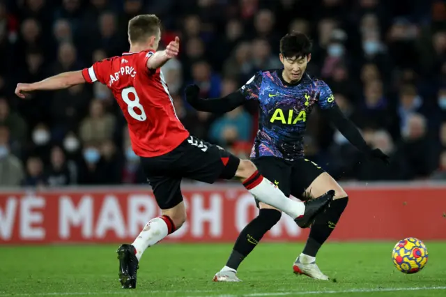 Southampton v Tottenham.