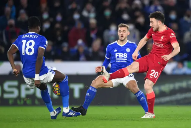 Amartey, Jota, Leicester, Liverpool