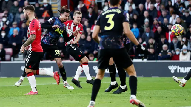 James Ward-Prowse scores for Southampton.