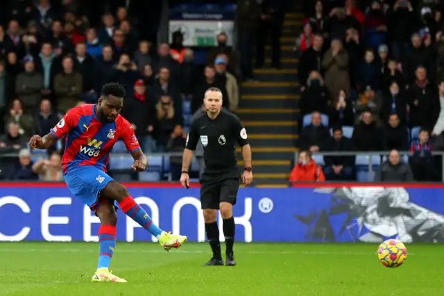 Odsonne Edouard scores for Crystal Palace.