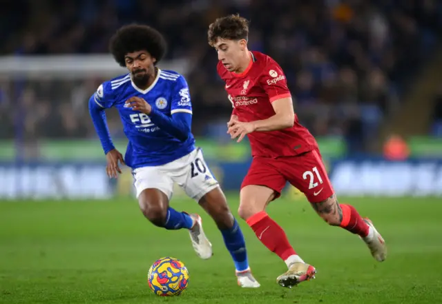 Hamza Choudhury, Kostas Tsimikas, Leicester, Liverpool