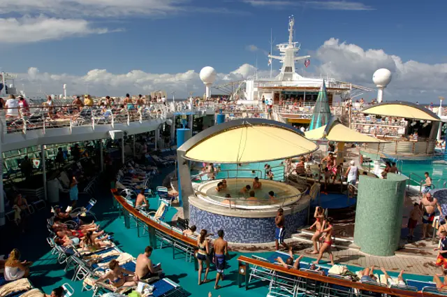 Sun Deck, Voyager of the Seas, Royal Caribbean Cruise Ship, San Juan, Puerto Rico