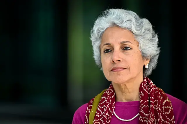 World Health Organization's chief scientist Soumya Swaminathan