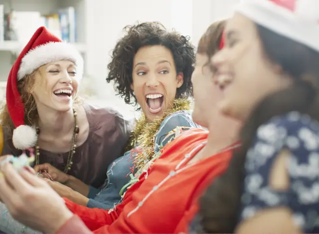 Christmas party (stock image)