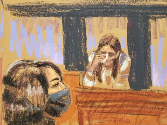 Carolyn crying on the stand