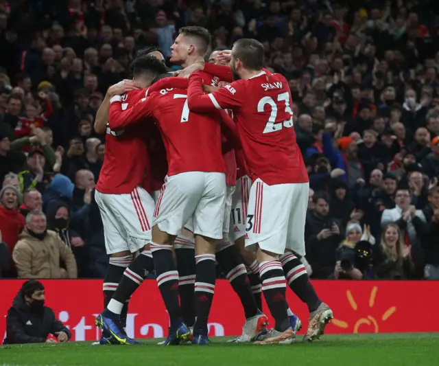 Scott McTominay scores for Manchester United