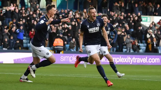 Millwall celebrate