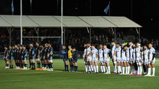 Glasgow Warriors and Dragons players