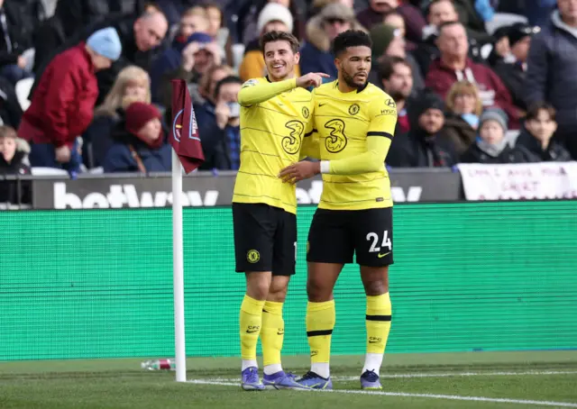 Mason Mount and Rece James