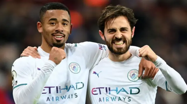 Gabriel Jesus and Bernardo Silva