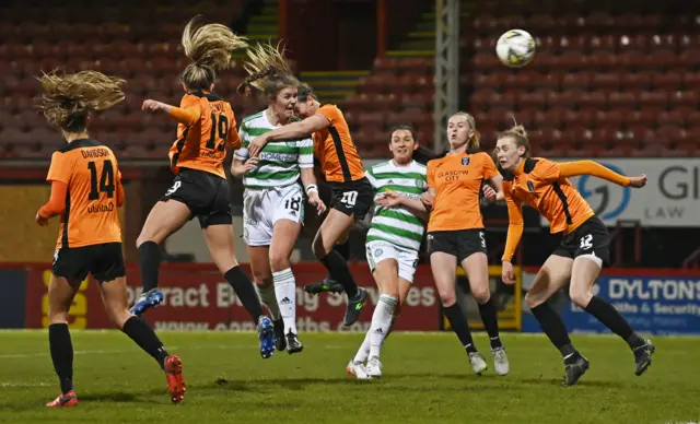 Celtic's Caitlin Hayes makes it 1-0