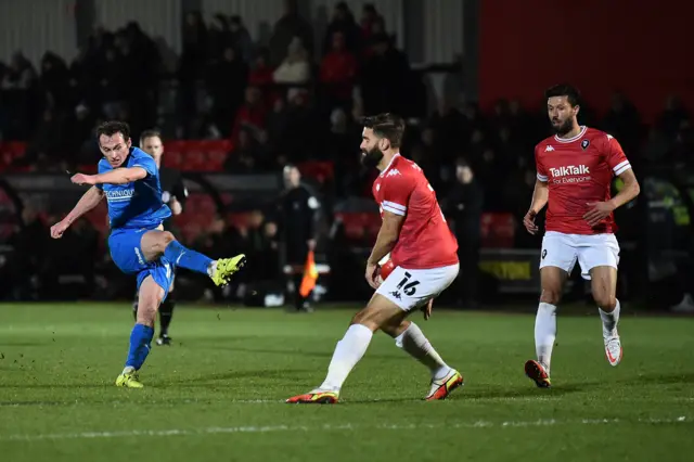 Liam Mandeville scores for Chesterfield