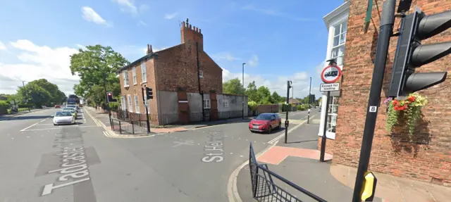 The junction of St Helen's Road and Tadcaster Road