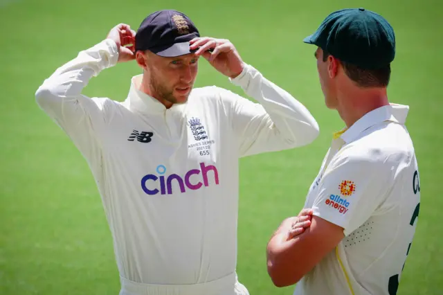 Joe Root and Pat Cummins