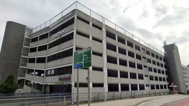 Woodhouse Lane car park in Leeds