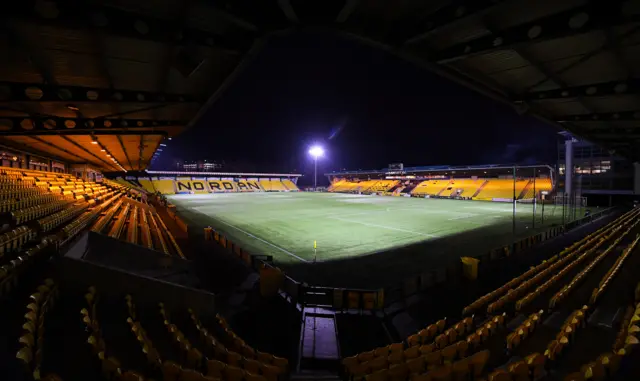 The Tony Macaroni Arena under the lights