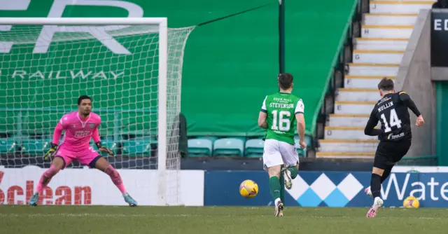 Josh Mullin fired Livingston into an early lead at Easter Road last season