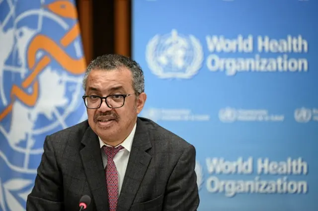 WHO Director-General Tedros Adhanom Ghebreyesus