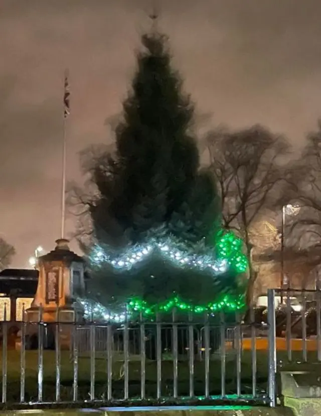 Bailiff Bridge Christmas tree