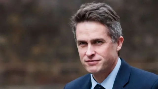 Former education secretary Gavin Williamson