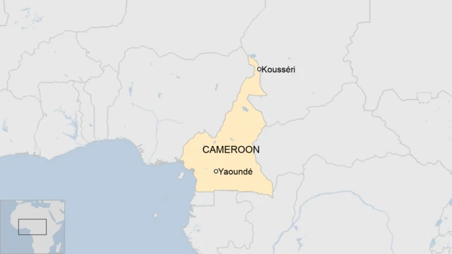 Map of Cameroon