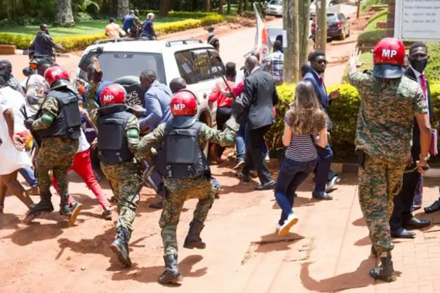 Uganda paramilitary police