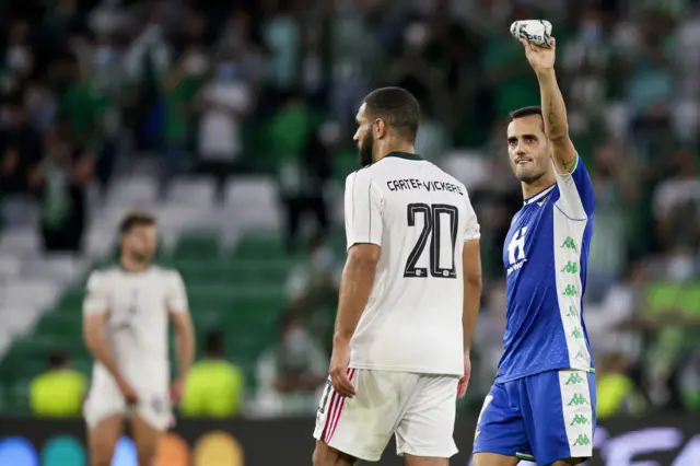 Juanmi scored a double in a comeback win for Betis