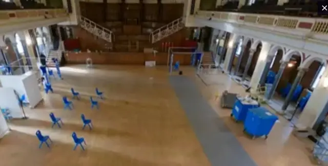 Inside Hull City Hall