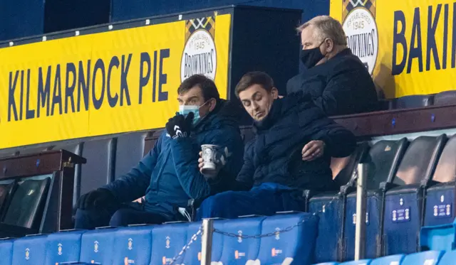 Tommy Wright takes his seat at Rugby Park