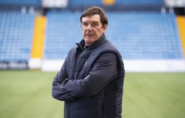 Tommy Wright at Rugby Park