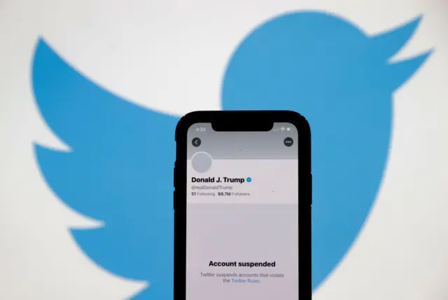 Trump banned from Twitter