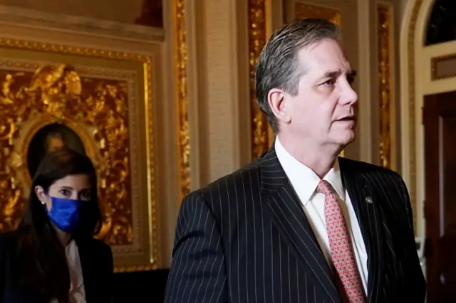 Bruce Castor Jr at the Capitol in Washington, US on 9 February 2021.